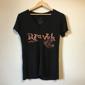 Mar. C Black Bamboo Pura Vida Sloth Tourist Tee